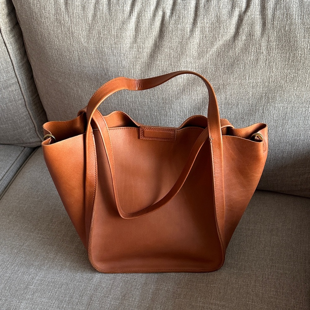 Madewell Leather Tote Bag